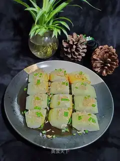 Shrimp skin steamed melons