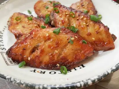 Air fryed chicken wings