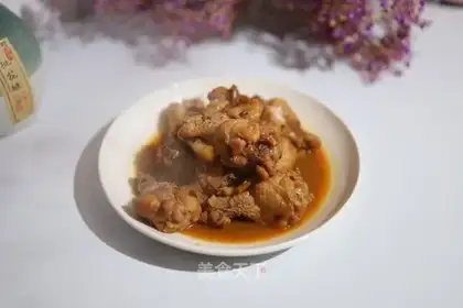 Red chicken leg