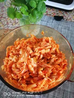 A simple Korean cabbage