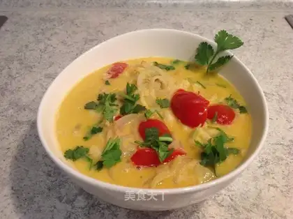 Indian curry steak