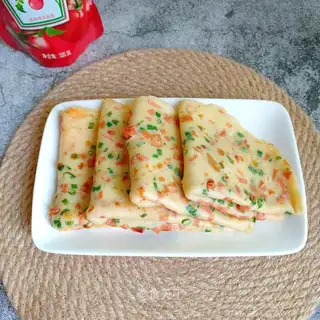 Onion ham eggcake