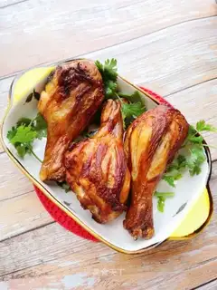 Air-cooked chicken leg