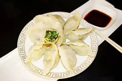 Scrambled egg dumplings