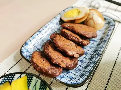 Sweet red bean rice cake