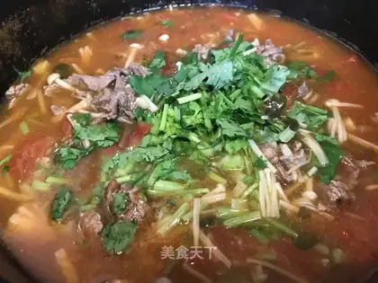 Sour soup, fat cow