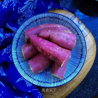Quite evaporating sweet potatoes