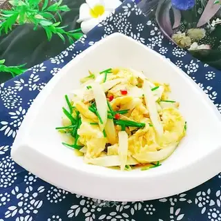White fried eggs