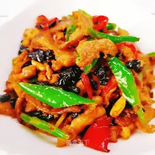 Chili fried meat
