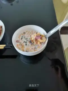 Delicious blueberry cereal