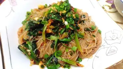 Quick-frying spinach fans