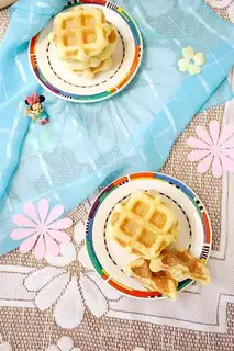 Peanut butter and waffles