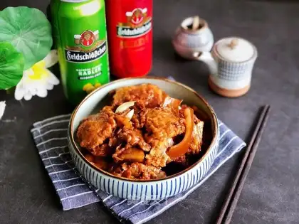 Beer with fish