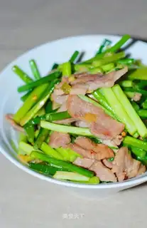 Garlic fried meat