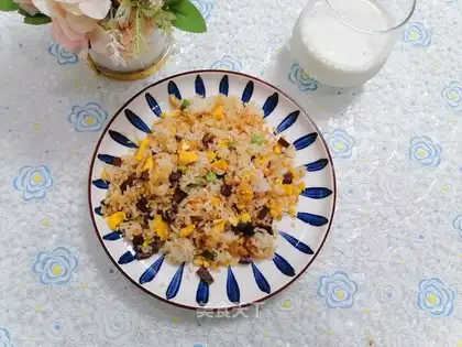 Three fresh fried rice
