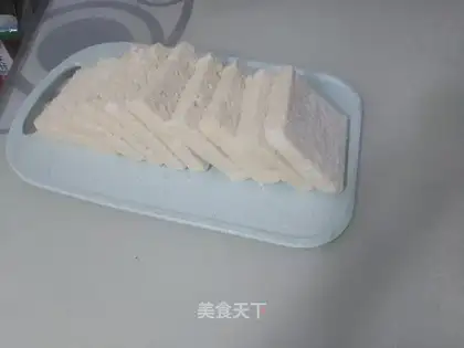 Frozen cream toast