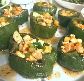 Chicken chest, sweet pepper
