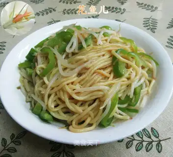 The green bean sprouts, the car noodle