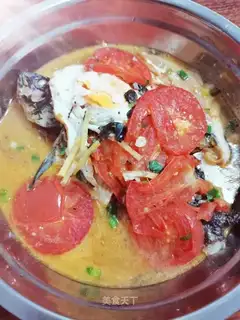 Tomato mackerel soup