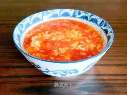Tomato egg soup