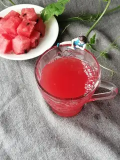 Hand over watermelon juice
