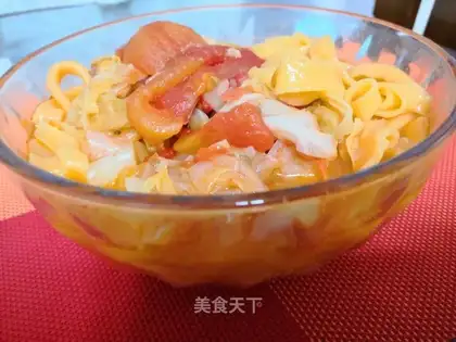Carrot noodles
