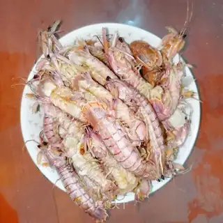 Skinned shrimp