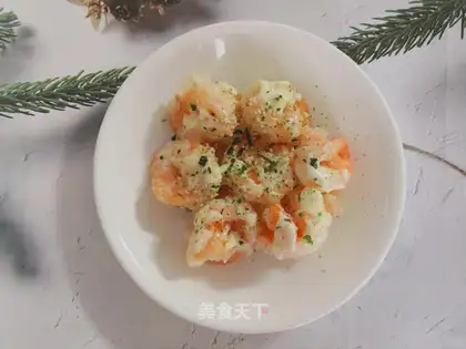 Mustard shrimp balls
