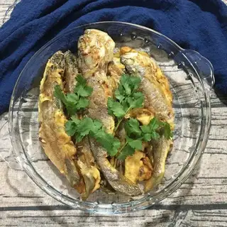 Fried yellow fish