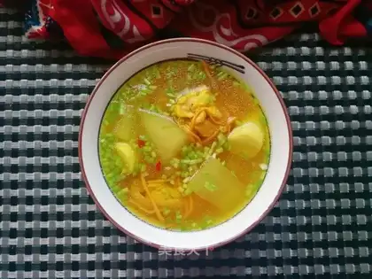 The potion, the insect, the chicken leg. Soup