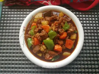 Carrot potatoes, ribs
