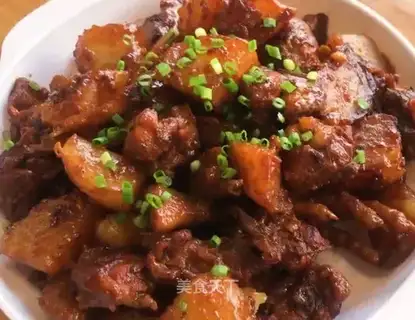 Cracked potato chicken