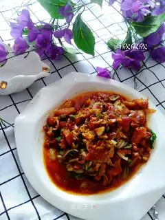 Hot cabbage makes meat