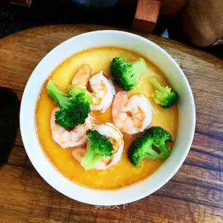 Shrimp steamed eggs