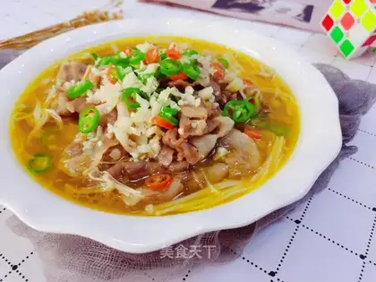 Gold soup fat cow