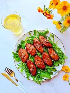 Spicy fried chicken wings