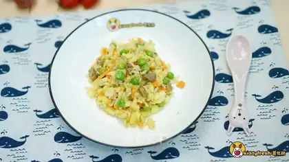 foie gras apple egg fried rice