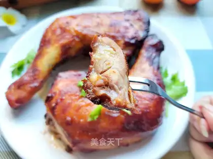 Double roasted chicken legs