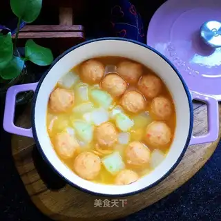 Poonmelon seameal soup
