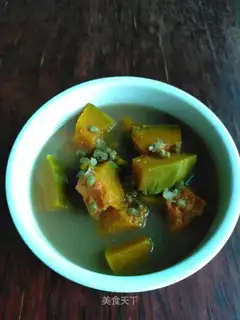 Pumpkin green bean soup