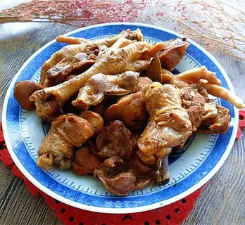 A halogened chicken claw