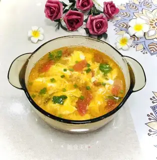 Tomato egg soup
