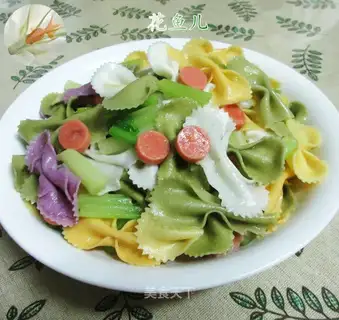Ham sausage celery butterflies