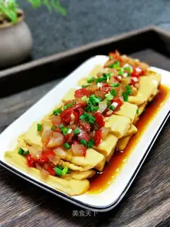 Onion sapphire tofu
