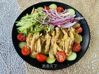 Home version mustard duck palm