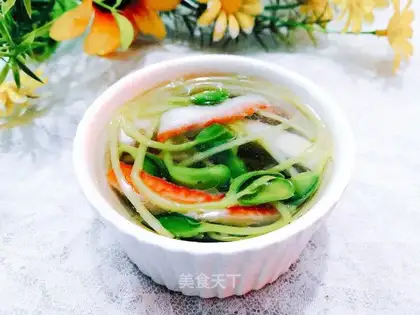 Crab Willow black bean sprouts