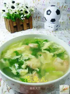 Shrimp egg soup