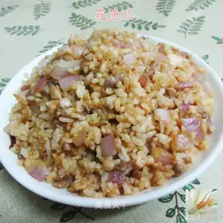 Onion fried rice