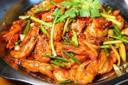 Dry pan shrimp