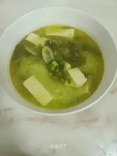 Tofu soup